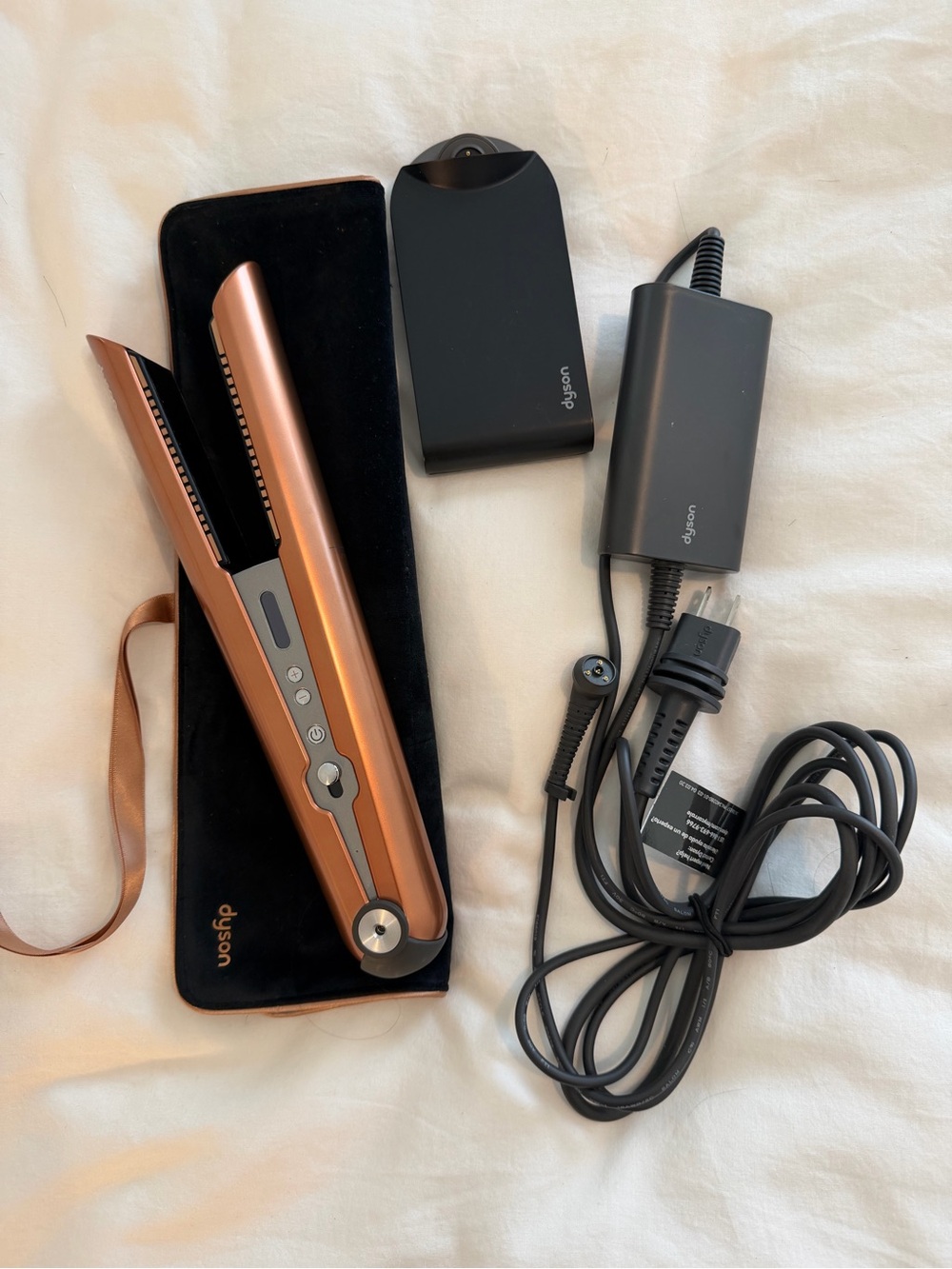 Dyson Corrale Cordless Hair Straightener in Metallic Copper and Black LIKE NEW